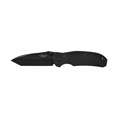 Folding Knife Fine Tanto 3-1/2 In Black