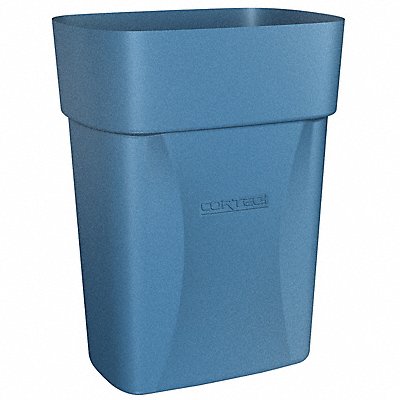 Trash Can 3-1/2 gal Blue