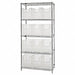 F1590 Bin Shlvng 18inx74inx36in Clear