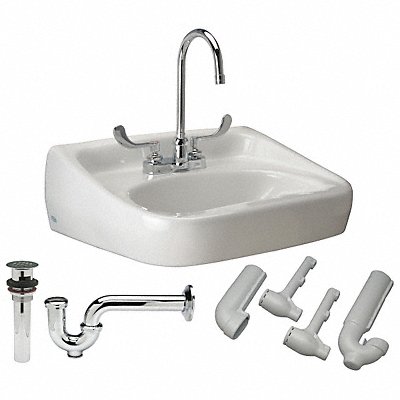 Sink DShape 16-1/2inx10-1/4inx6-3/8in