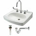 Bath Sink Oval 15-1/4inx10-3/4inx7in