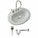 Zurn Lav Sink Oval 20inx12-1/4inx6-5/8in