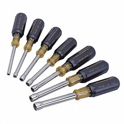 Nut Driver Set 7 Pieces SAE Hollow