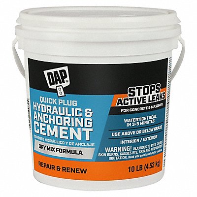 Hydraulic Cement Quick Plug 10 lb