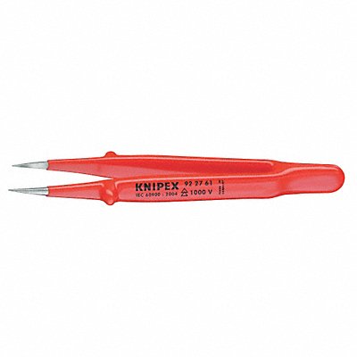 Tweezers Insulated Straight 5-1/4 In