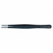 Tweezers ESD Round Serrated 5-3/4 In Blk