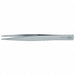 Tweezers Mount Rect Blunt Serrated 5 In