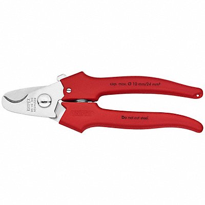 Cable Shears 6-11/16 In L 3 AWG Red