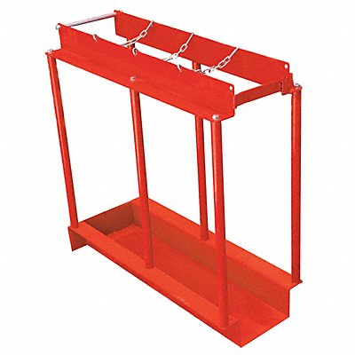 Cylinder Caddy Pallet Truck Red