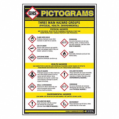 Wall Chart Chemical/HAZMAT Training