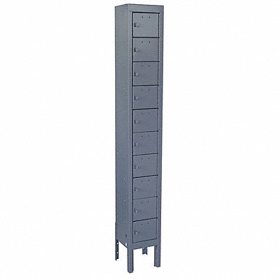 Locker 10x1Lckrs Gray 66.5 x9 x9 