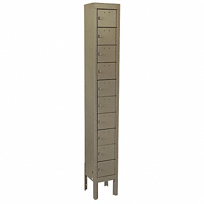 Locker 10x1Lckrs Tan 66.5 x9 x9 