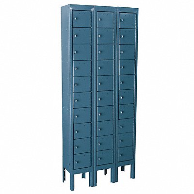 Locker 10x3Lckrs Blue 66.5 x27 x9 