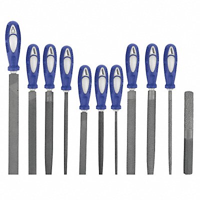 Hand File Set Bastard/Smooth 11 Pc