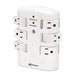 SURGE,6-OUTLET,WALL,WH