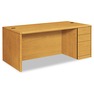 DESK,SGLPED,72X36,HARVEST