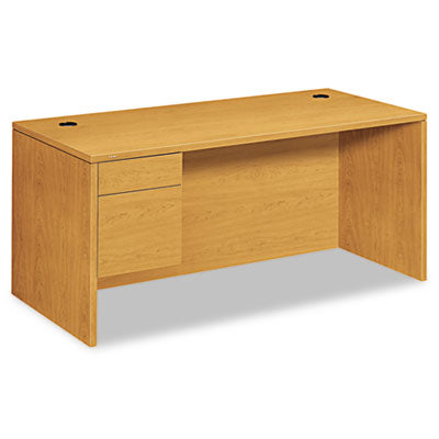 DESK,SGLPED,66X30,HARVEST