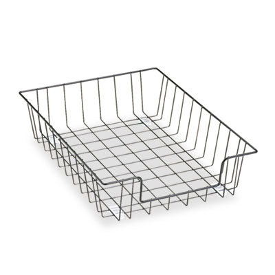 TRAY,DESK,WIRE,LTR,3"D,BK