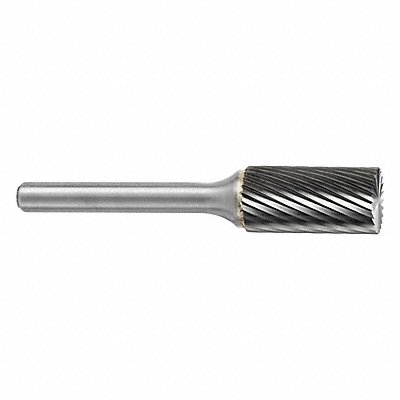 Cylinder Bur SB Flat End 3/16 Carbide