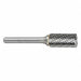 Cylinder Bur SB Flat End 1/2 Carbide