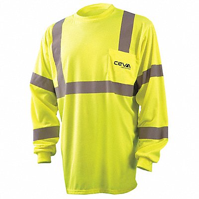 Long Sleeve Yellow Shirt Ceva Logo 3XL