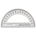 PROTRACTOR,6" PLASTIC,CR