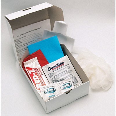 Biohazard Spill Kit Box White