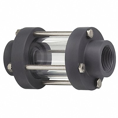 Double Wall Sight 4 in Flange Poly