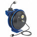 Cord Reel 50 ft 16/3 SJO Blue 120VAC