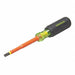 Insltd Slotted Screwdriver 1/4 in