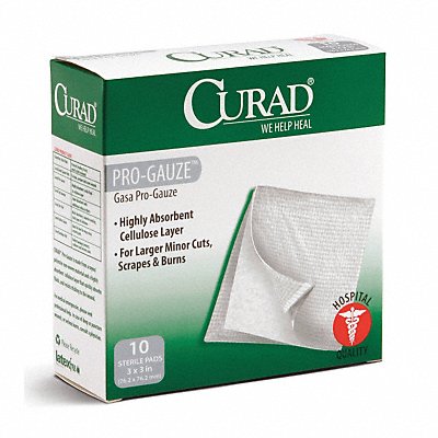 Gauze Pad Sterile White PK10