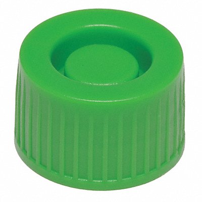 Cap 27 mm Dia Green PK5