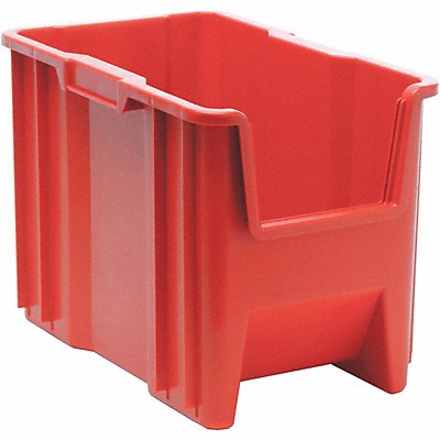 G2978 Bin Red Polypropylene 12 1/2 in