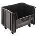 Mobile Bin Black Polyethylene 12 7/16 in