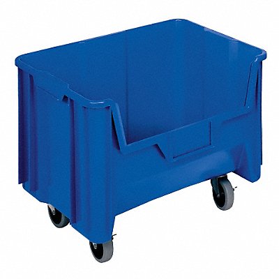 G2979 Mobile Bin Blue Polyethylene 12 7/16 in