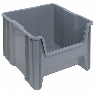 G2980 Bin Gray Polyethylene 12 1/2 in