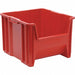 G2980 Bin Red Polyethylene 12 1/2 in