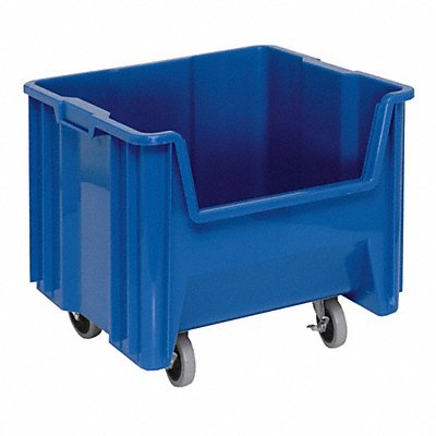 G2981 Mobile Bin Blue Polyethylene 12 1/2 in