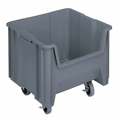 G2981 Mobile Bin Gray Polyethylene 12 1/2 in