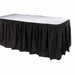 Table Skirt 13 ft L Black