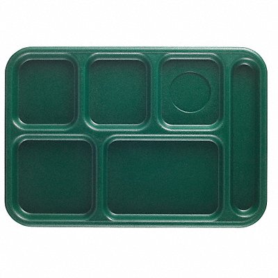 Compartment Tray 14 1/2 in L Green