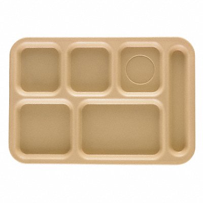 Compartment Tray 14 1/2 in L Beige