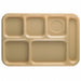 Compartment Tray 14 1/2 in L Beige