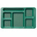 Compartment Tray 15 in L Green