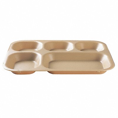 Tray w/ Comprtmnts 10-11/16x13-7/8 Beige