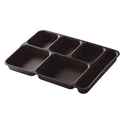 Meal Delivery Tray 14 in L Dark Brown