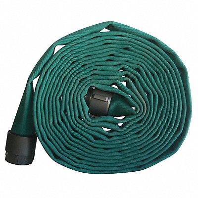 G2302 Fire Hose 50 ft Green Polyester