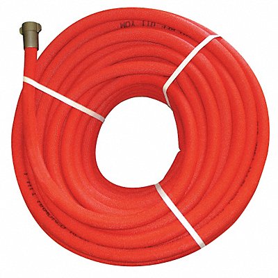 Fire Hose 200 ft Red Polyester