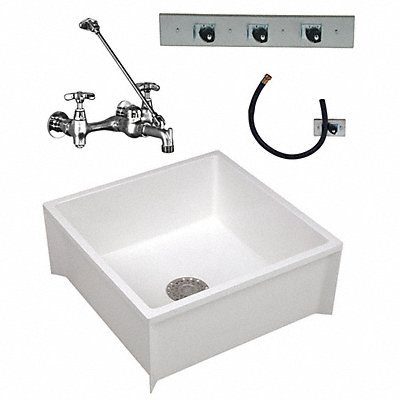 ELMustee Mop Sink Square 24inx24inx10in