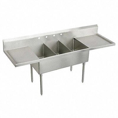 Elkay Scull Sink Squr 24inx24inx12-3/4in